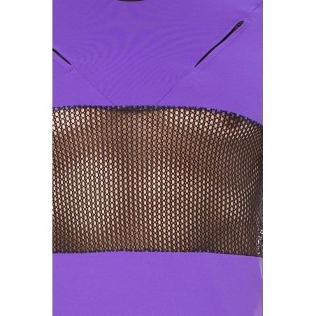 T-shirt violet filet