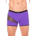 Boxer violet filet et corde