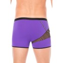 Boxer violet filet et corde