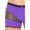 Boxer violet filet et corde