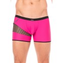 Boxer magenta filet et corde