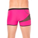 Boxer magenta filet et corde