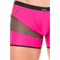 Boxer magenta filet et corde