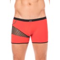 Boxer rouge filet et corde