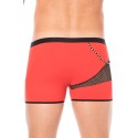 Boxer rouge filet et corde