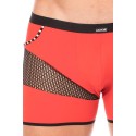 Boxer rouge filet et corde