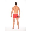 Boxer rouge filet et corde