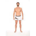 Boxer blanc filet et corde