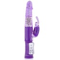 Vibromasseur rabbit violet avec billes rotatives USB