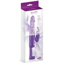 Vibromasseur rabbit violet avec billes rotatives USB