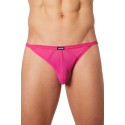 Tanga très fine résille rose Malibu II