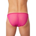 Tanga très fine résille rose Malibu II