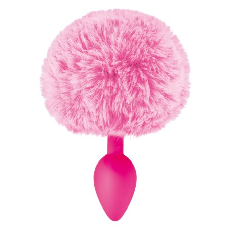 Plug anal pompon rose