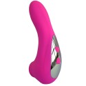 Vibromasseur 2en1 stimulateur clitoridien rose 20 programmes USB