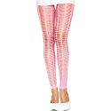 Leggings rose fluo moulant ajouré petits trous