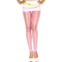 Leggings rose fluo moulant ajouré petits trous