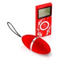 Oeuf vibrant rouge 10 vitesses télécommande écran LCD - CC5720000030