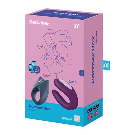 Satisfyer Coffret 2 sextoys connectés Partner Box 2 Satisfyer