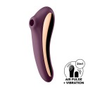 Satisfyer 2 en 1 Stimulateur de clitoris et vibromasseur Dual kiss rouge Satisfyer