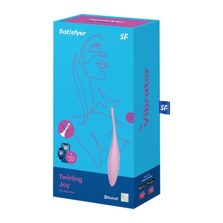 Satisfyer Stimulateur multi zone connecté USB rose Twirling Joy Satisfyer