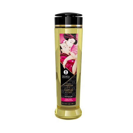 Huile de massage aphrodisiaque Cœur de Lotus 240ml