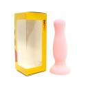 Plug anal ventouse rose pastel taille M