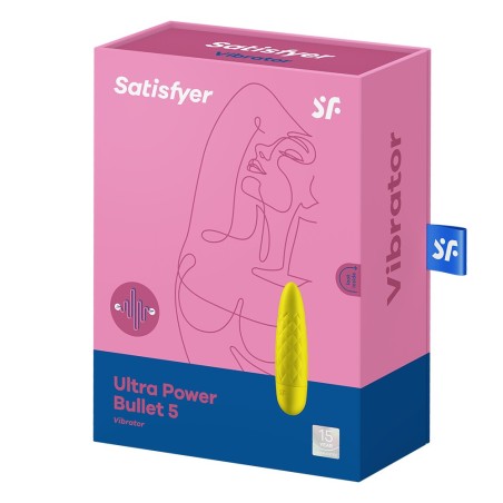 Satisfyer Vibromasseur jaune USB Ultra Power Bullet 5 Satisfyer