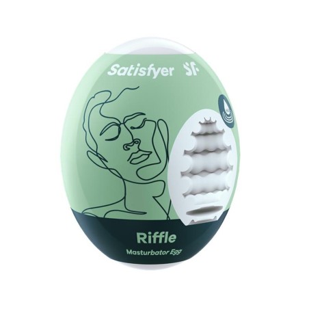 Satisfyer Œuf masturbateur flexible Riffle Satisfyer