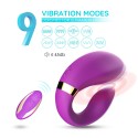 Vibromasseur forme U Violet pour couple avec double moteurs