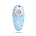 Vibromasseur bleu à langue vibrante pour cunnilingus