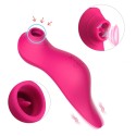 Vibromasseur stimulateur Fuchsia 3 en 1