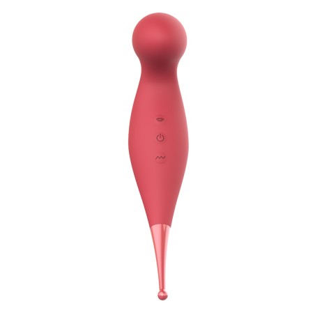 Oiseau du Paradis - Vibromasseur 2 en 1 avec vibration rouge