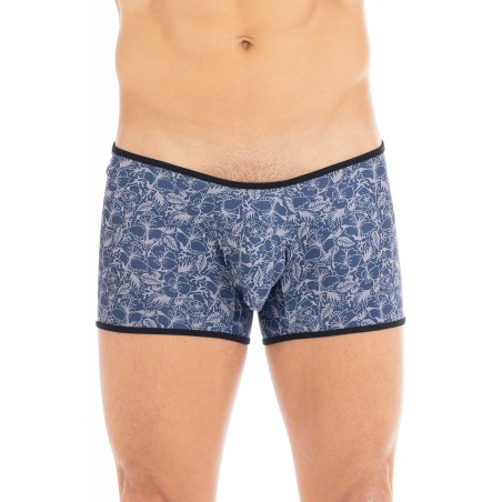 Boxer imprimé bleu Paradise - LM2304-67BLU