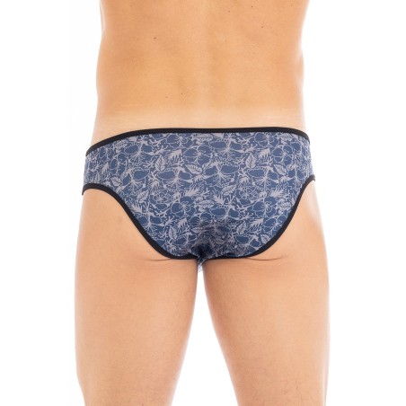 Slip imprimé bleu Paradise - LM2304-61BLU