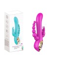 Vibromasseur Rabbit rose triple stimulation