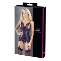 Bustier noir avec jarretelles amovibles - OR2632632BLK