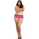 Panty rose grande taille avec laçage sur l'arrière