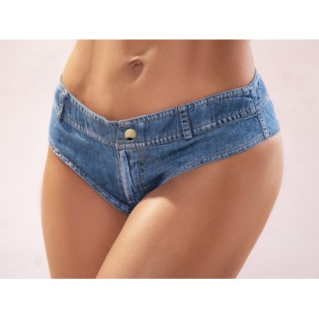 Micro short imitation jean