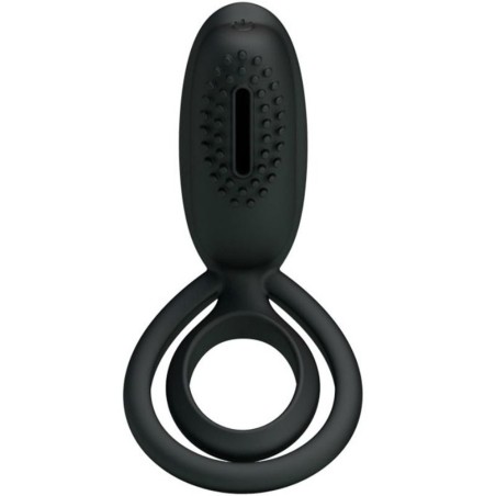 Cockring vibrant en silicone avec stimulateur clitoridien Esther