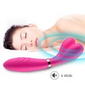 Vibromasseur Wand rose en forme de Y avec 3 moteurs