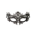 Masque souple en dentelle noire