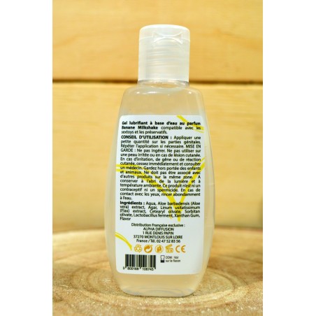 Lubrifiant à base d'eau 100% naturel Banane Milkshake 90 ml