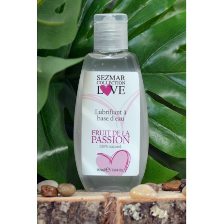 Lubrifiant à base d'eau 100% naturel Fruit de la passion 90ml