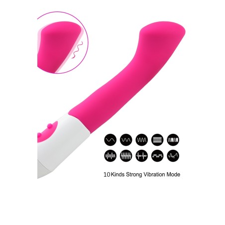 Vibromasseur rose tête plate spécial point G