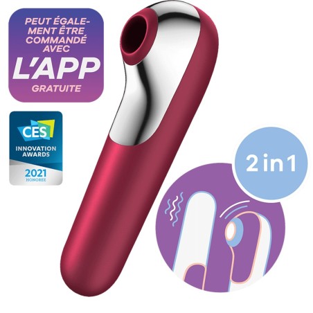 Satisfyer Vibromasseur et stimulateur clitoridien Dual Love Satisfyer