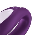 Satisfyer Vibromasseur pour couple connecté violet Double JOY CC5972420201