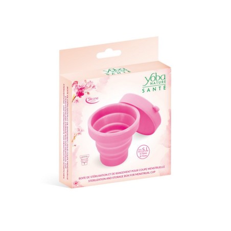 Boîte de stérilisation Rose pliable Yoba Nature