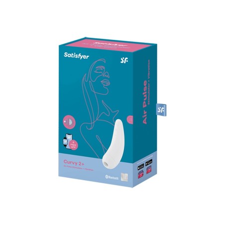 Satisfyer Stimulateur blanc connecté Curvy 2+ Satisfyer