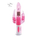 Vibromasseur rabbit rotatif triple stimulation