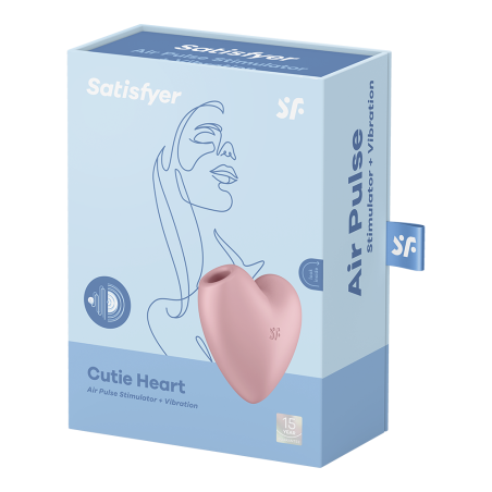 Stimulateur de clitoris USB en forme de cœur - Cuttie Heart - Satisfyer